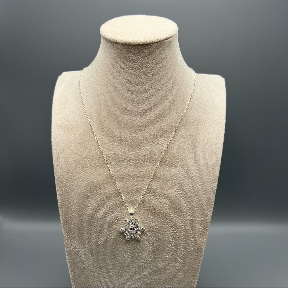 Snowflake Pendant Necklace - Picture 2 of 5